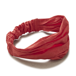 ワークヘアバンド TW / work hairband TW　レッド 2枚目の画像