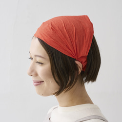 ワークヘアバンド TW / work hairband TW　レッド 4枚目の画像