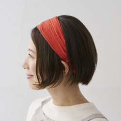 ワークヘアバンド TW / work hairband TW　レッド 3枚目の画像