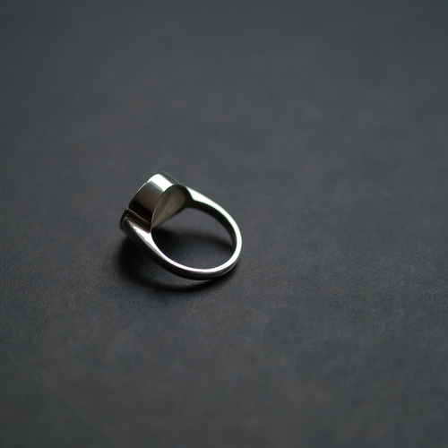 オパール 銀河 ラウンド リング シルバー925 メンズ ユニセックス 指輪