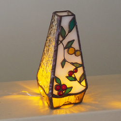 ステンドグラスのクリスマスキャンドル 3枚目の画像