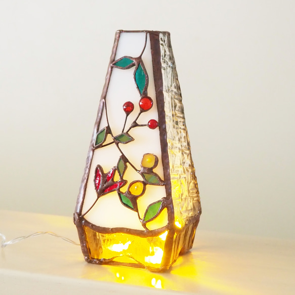 ステンドグラスのクリスマスキャンドル 9枚目の画像