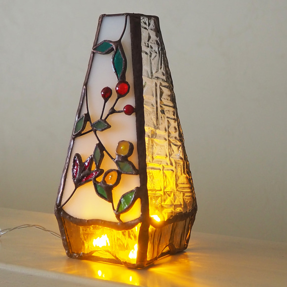 ステンドグラスのクリスマスキャンドル 6枚目の画像