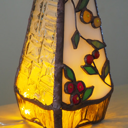 ステンドグラスのクリスマスキャンドル 4枚目の画像