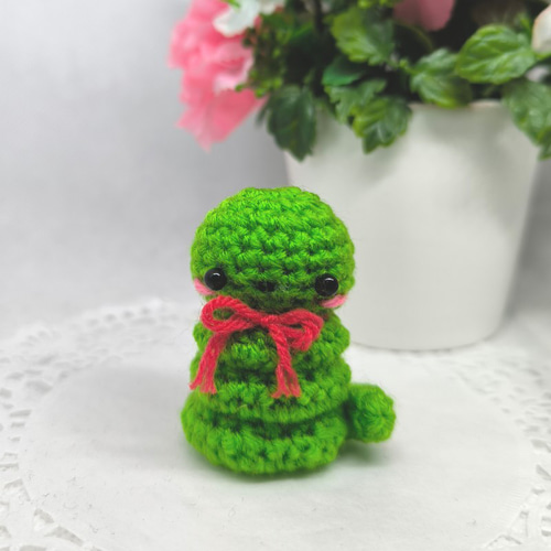 受注制作 あみぐるみ 干支ぐるみ ♡ かぎ針編み 2025 干支 巳年 巳
