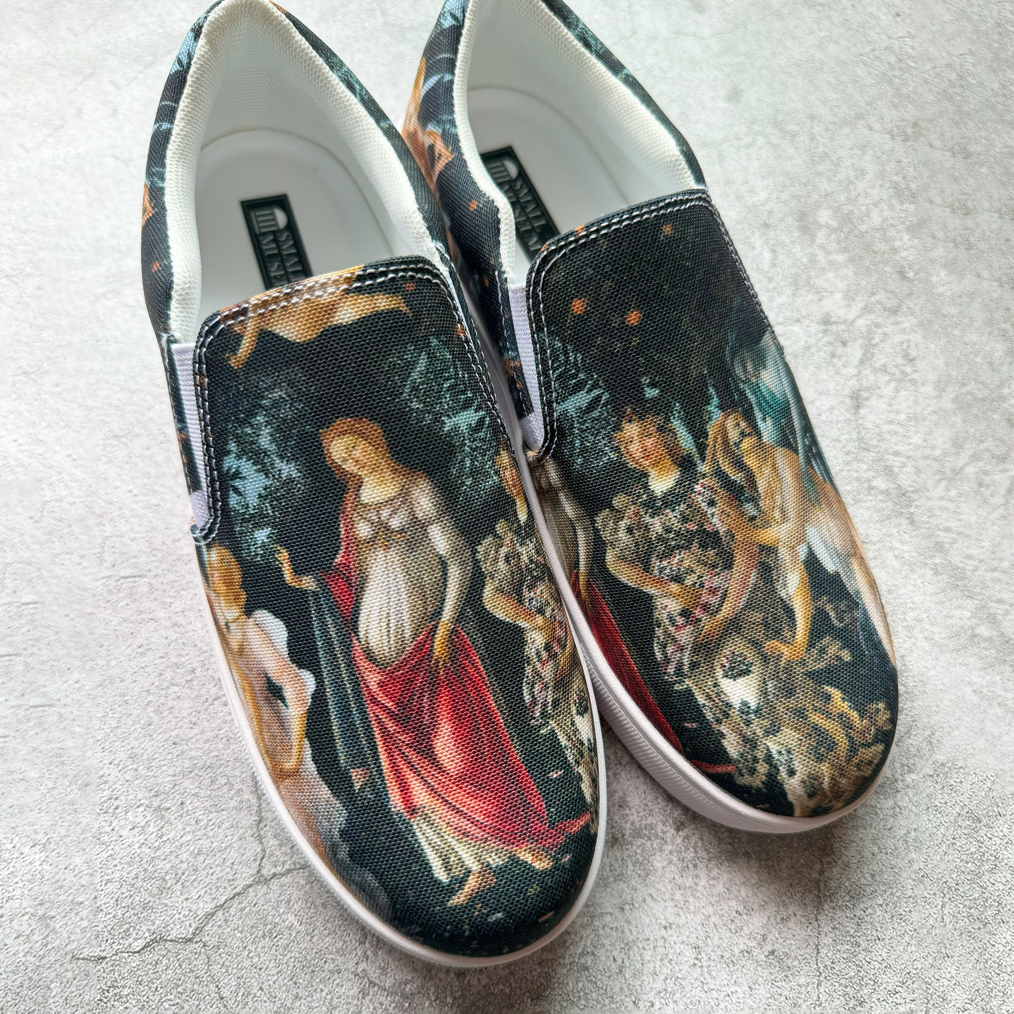 【サンドロ・ボッティチェリ】～プリマヴェーラ～　絵画スニーカー/スリッポンシューズ（ユニセックス）