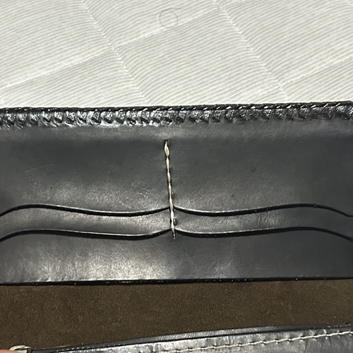 バイカーズウォレット　レザーキーリング　ハンドメイド　本革　ターコイズ　チェーン バイカーズウォレット レザーキーリング ハンドメイド 本革