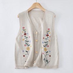 希少【新品未使用】廃盤品♡GUCCIニット♡ツィードベスト♡春物♡ ニット ベスト レディース コーデ 春 サマー 春夏 前開き ニット
