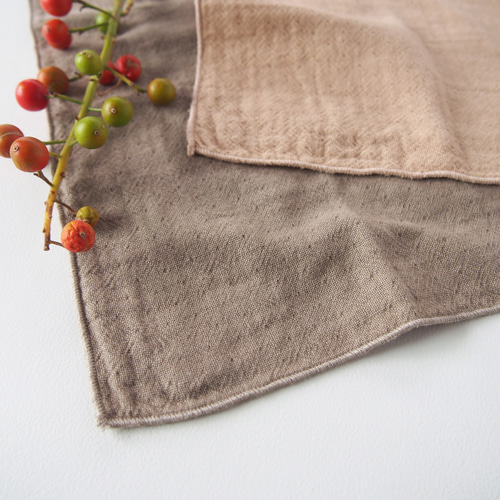 紅茶染め♡Wガーゼスヌード♡ハンドメイド 紅茶染め♡Wガーゼスヌード♡ハンドメイド