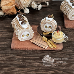 ダークチェリーのスイーツセット ミニチュアスイーツ Amazon.co.jp: ミニチュアスイーツ ダークチェリースイーツと