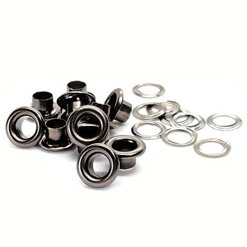 両面ハトメ 内径 5mm ブラック 50個 レザークラフト ハトメ 定形外 DIY