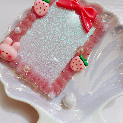 ホイップデコトレカケース うさぎいちご ピンク その他雑貨 ぷりち〜は