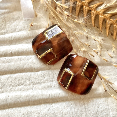 フットネイル べっ甲ネイルチップ 親指セット ネイルチップ（つけ爪  