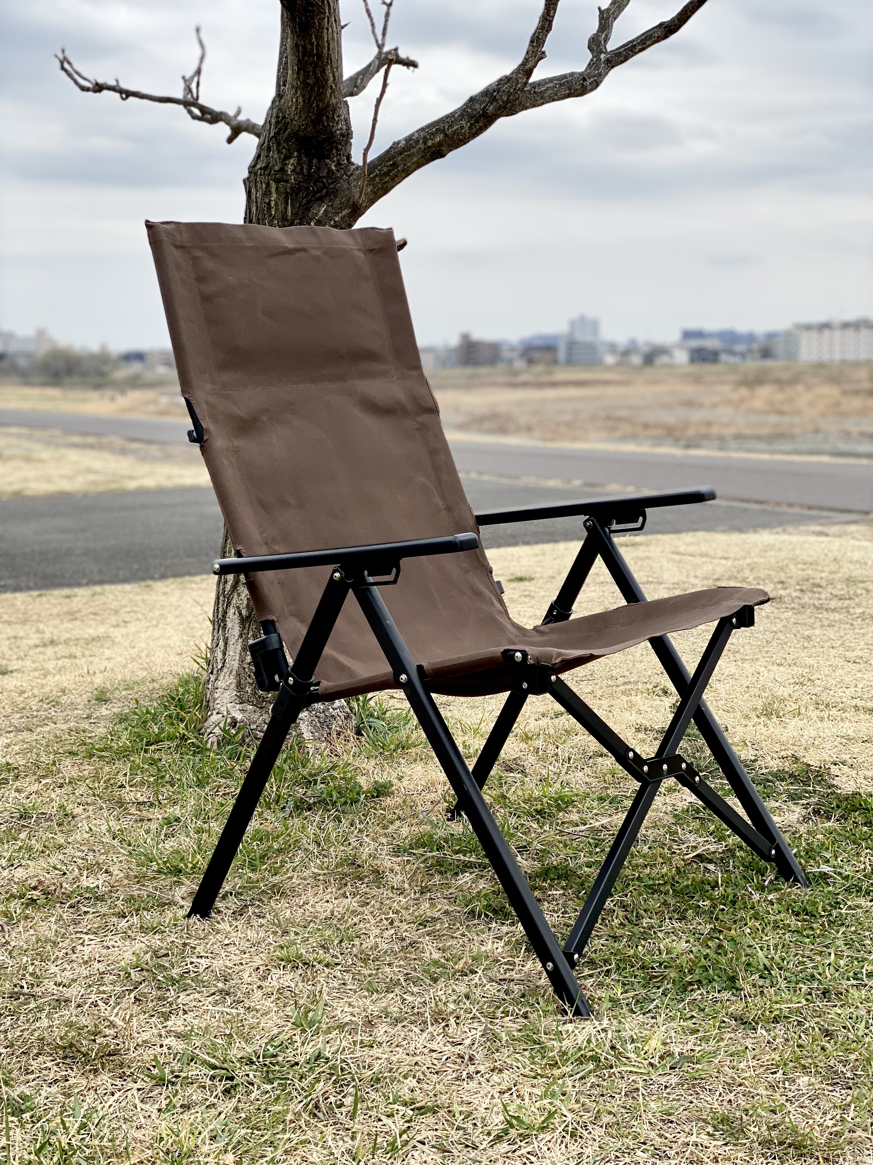 防水リクライニングチェア/カカオ（生地のみ1シート差替ビス付）受注オーダー