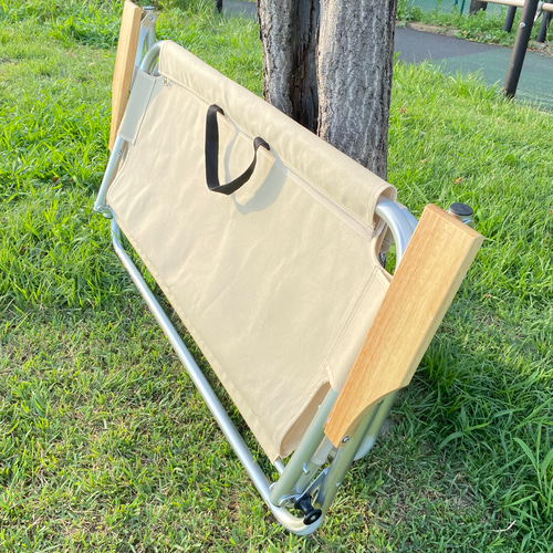 防水帆布折り畳みベンチ張り替えシート／サンドベージュ他全8色（即納