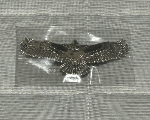 イーグル　シルバー925 ゴールドヘッド　ハンドメイド　返品保証付　本物鑑定書有 イーグル シルバー925 ゴールドヘッド ハンドメイド 返品保証付 本物