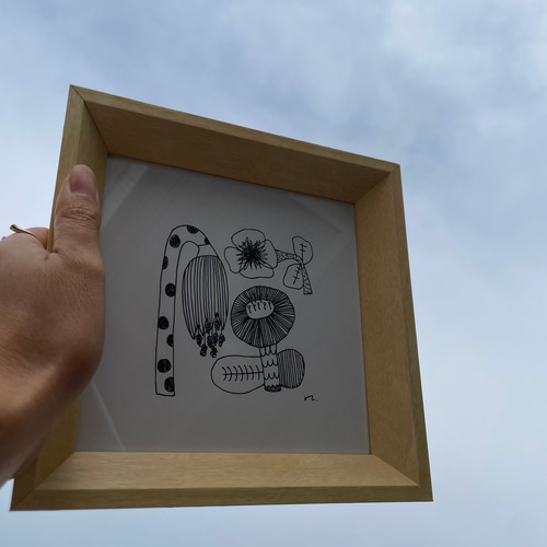 原画 北欧 手書き アート テクスチャーアート 現代アート インテリア