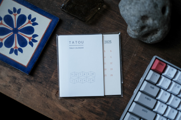 TATOU2025 / TABLE CALENDAR 1枚目の画像