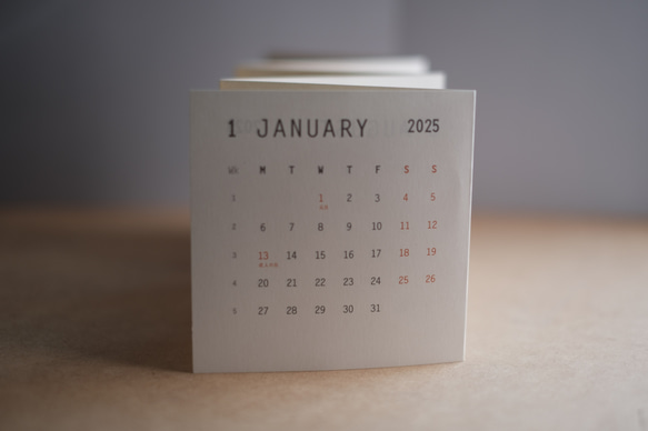 TATOU2025 / TABLE CALENDAR 3枚目の画像