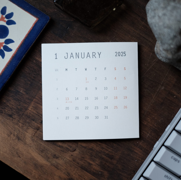 TATOU2025 / TABLE CALENDAR 2枚目の画像