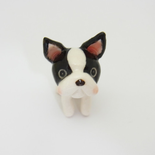 新作・まめわんこ（フレンチブルドッグ） 立体・オブジェ