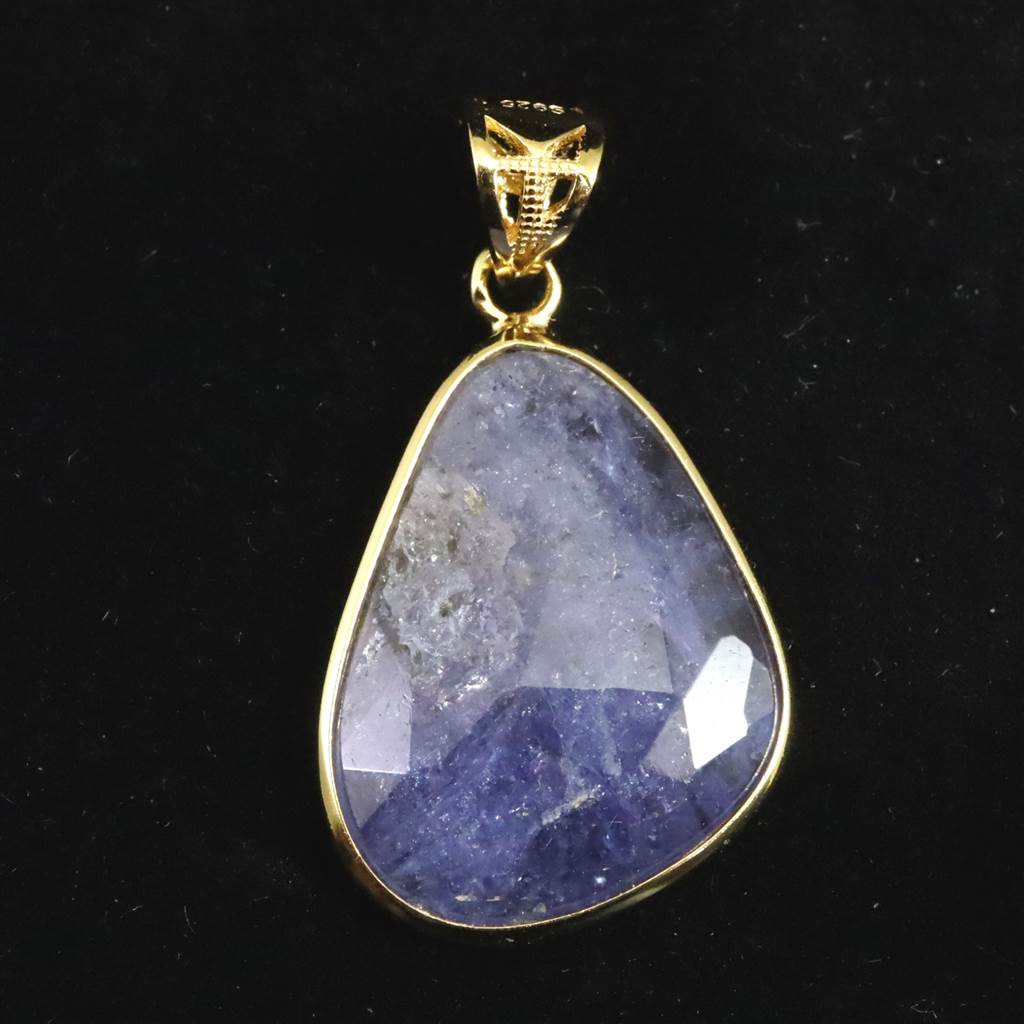 タンザナイト 24mm ローズカット ペンダント 3.2ｇ #40820