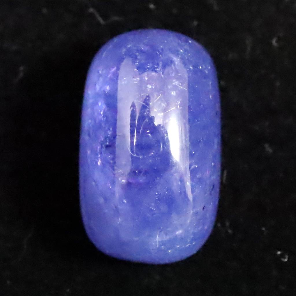 非加熱タンザナイト ルース 15mm レクタングル 2.2g #30566