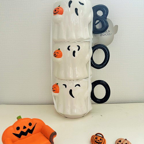 おばけ【ミイラマグカップ】3個セット 海外雑貨 ハロウィン カップ