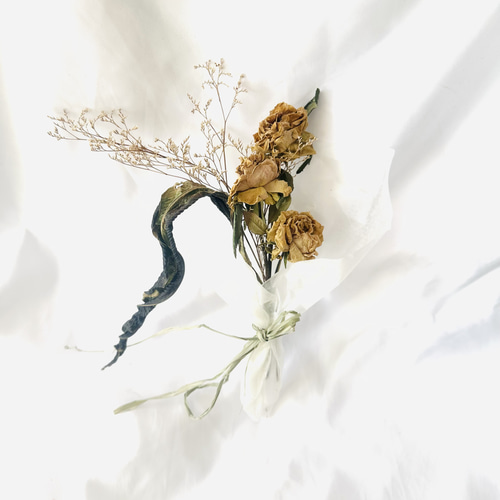 ivorynoon ドライフラワー ブーケ 花束 大人なアート壁飾り ドライ