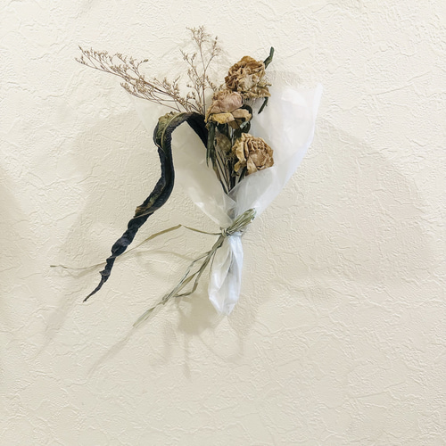 ivorynoon ドライフラワー ブーケ 花束 大人なアート壁飾り ドライ