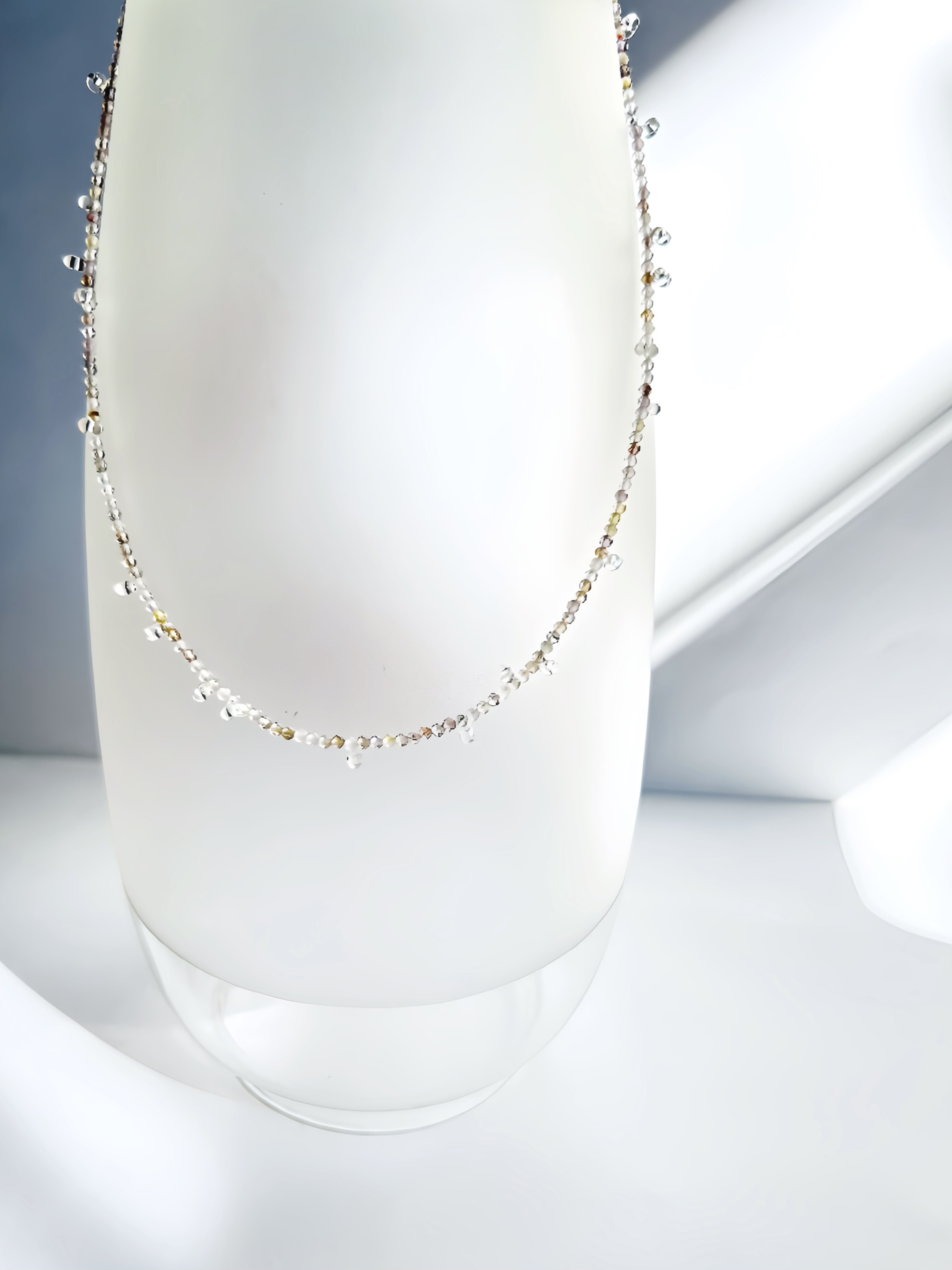 極小天然石のネックレス / カコクセナイトインクォーツ【 モグさん監修 】