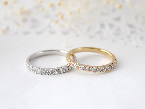 ハーフエタニティリング