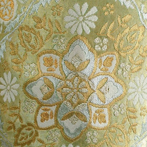 ☆華紋の祝い帯　作り帯つけ帯　振袖用　胴巻き～90cm　簡単 セール＊可憐な華紋 振袖用祝い帯 作り帯付け帯 胴巻き〜90cm