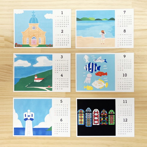 2025年カレンダー「上五島の風景」 カレンダー yukayanuma 通販