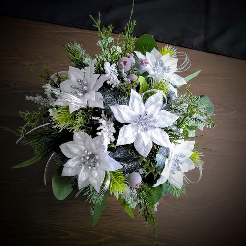 早い者勝ち！限定品★ウエディングブーケ★ アーティフィシャルフラワー★カラー ウィンター ウェディング ブーケ ns908 アーティフィシャルフラワー