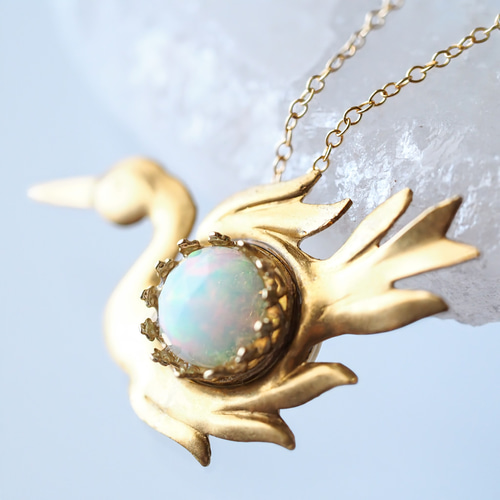 マーシャです。エチオピアオパールペンダント エチオピアオパールペンダントトップ（シルバー925/ゴールド