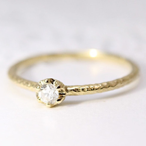 K18ダイヤモンドリング0.1ct 指輪・リング Jewelry Himawari 通販 