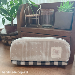 パッチなペンケース＊4 ◻️可愛い◻️パッチワーク◻️コスメポーチ