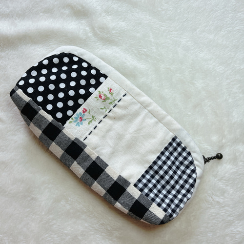 パッチなペンケース＊4 ◻️可愛い◻️パッチワーク◻️コスメポーチ