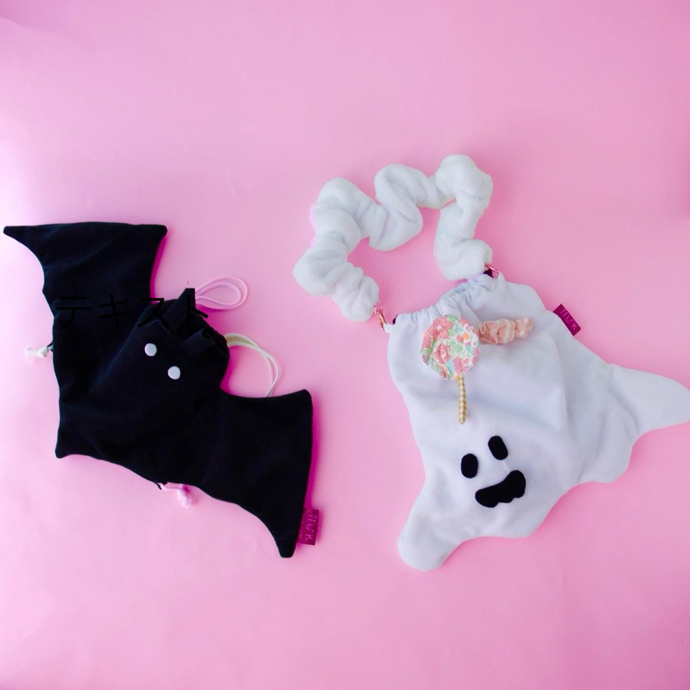 \遊べる!!/ハロウィンset おばけちゃんBAG&コウモリリュック/ こどもハロウィン2024 秋限定2024