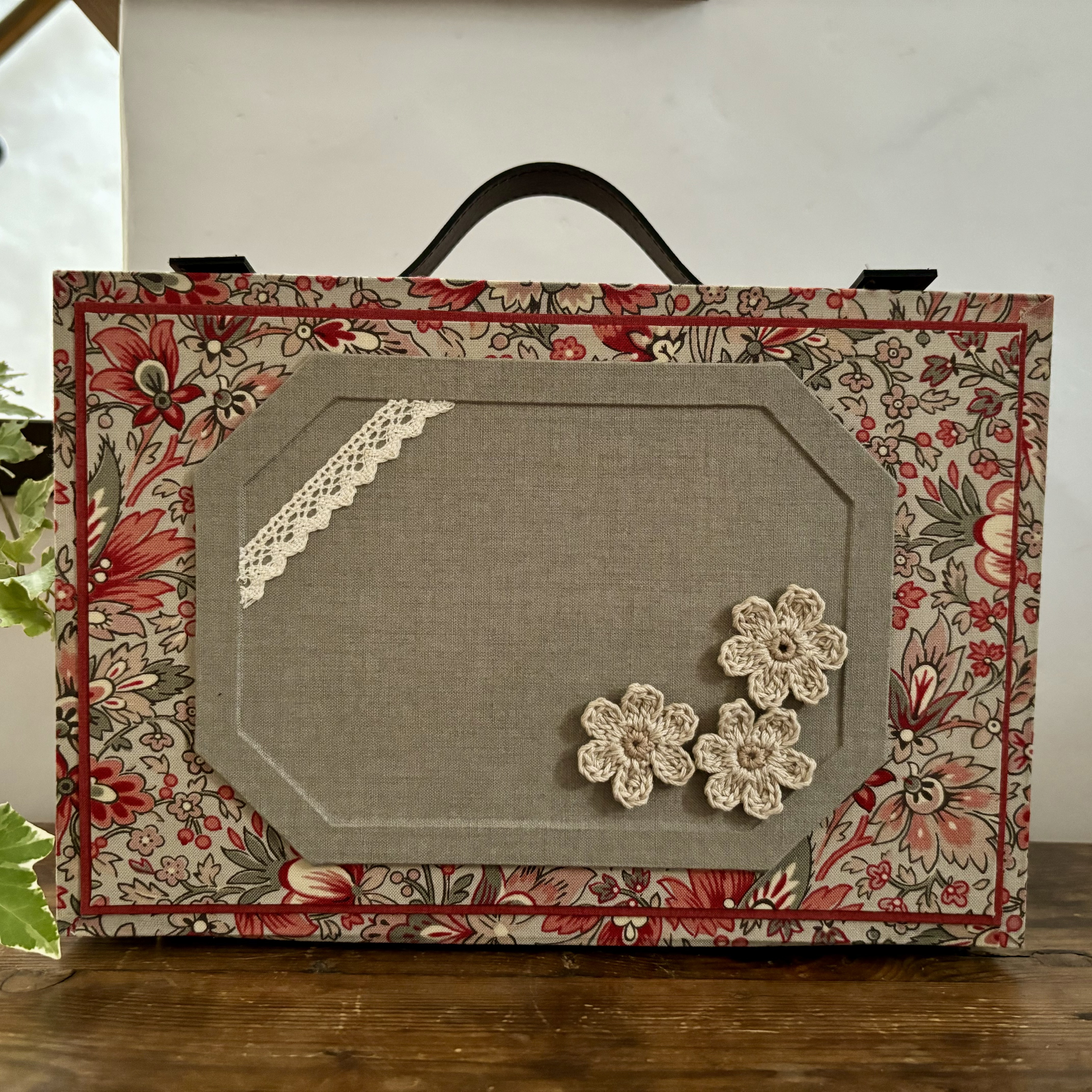 【カルトナージュ】ミニトランク