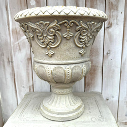 グラスファイバー ポット ゴブレット ゴールド ホワイト アイボリー