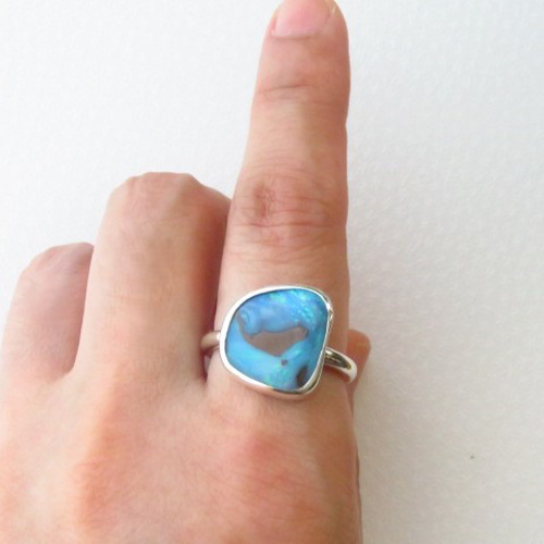 シルバー ボルダーオパール リング 指輪・リング Jewel.studio.M 通販