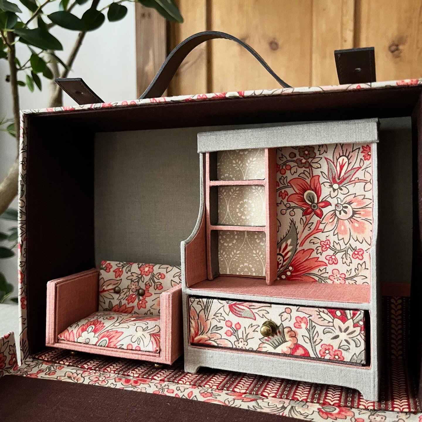 【カルトナージュ】ミニチュア家具セット