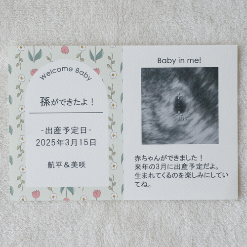 新作です！妊娠報告カード(6種類) サプライズ 雑貨・その他 anan 通販  