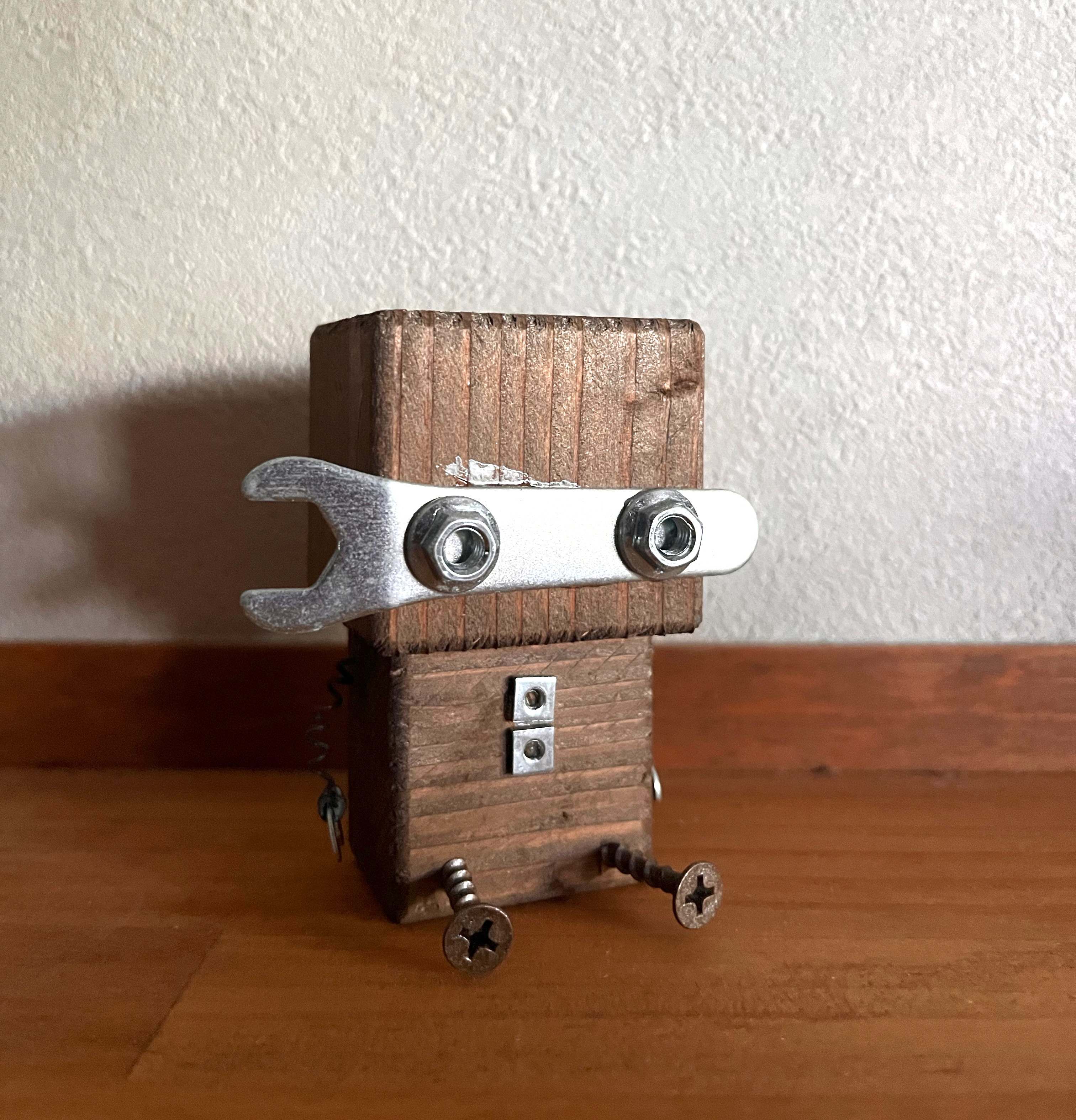 手づくり 廃材 鉄製 ボルト ハンドメイド ナット ミニチュア 模型 ロボット