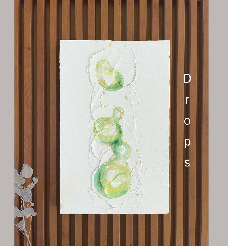 カーキャッチャー　アクリル画　原画