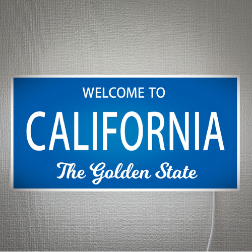 オーダー無料】カリフォルニア ロードサイン 標識 ロサンゼルス 店舗