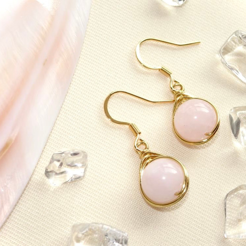 BIAL★PT900★金属アレルギーでも着用可能★モルガナイト★ Amazon | FH.bird 桜 イヤリング レディース 揺れる 痛くない