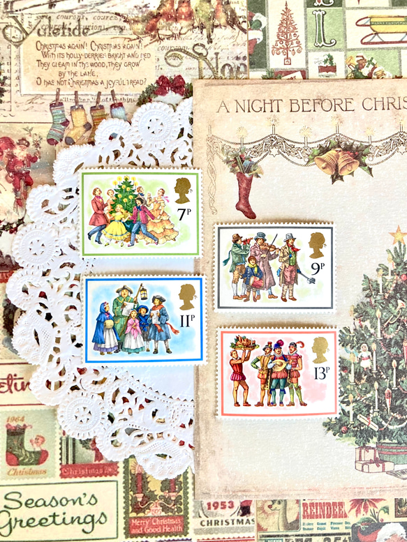 ＊.。クリスマス切手。.＊ 1978年 イギリス 4種完 2枚目の画像